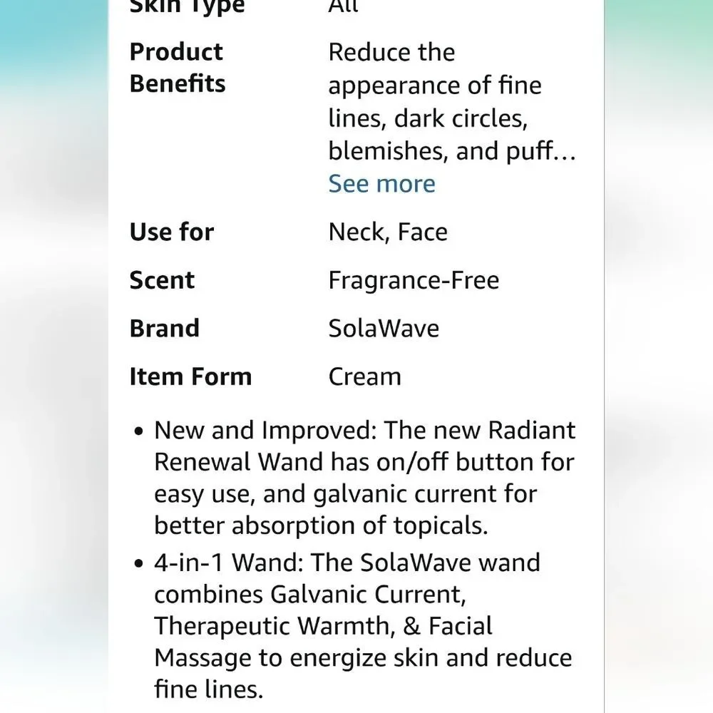 Solawave Advanced 4-In-1 Skincare‎ Wand & Activating Serum Kit